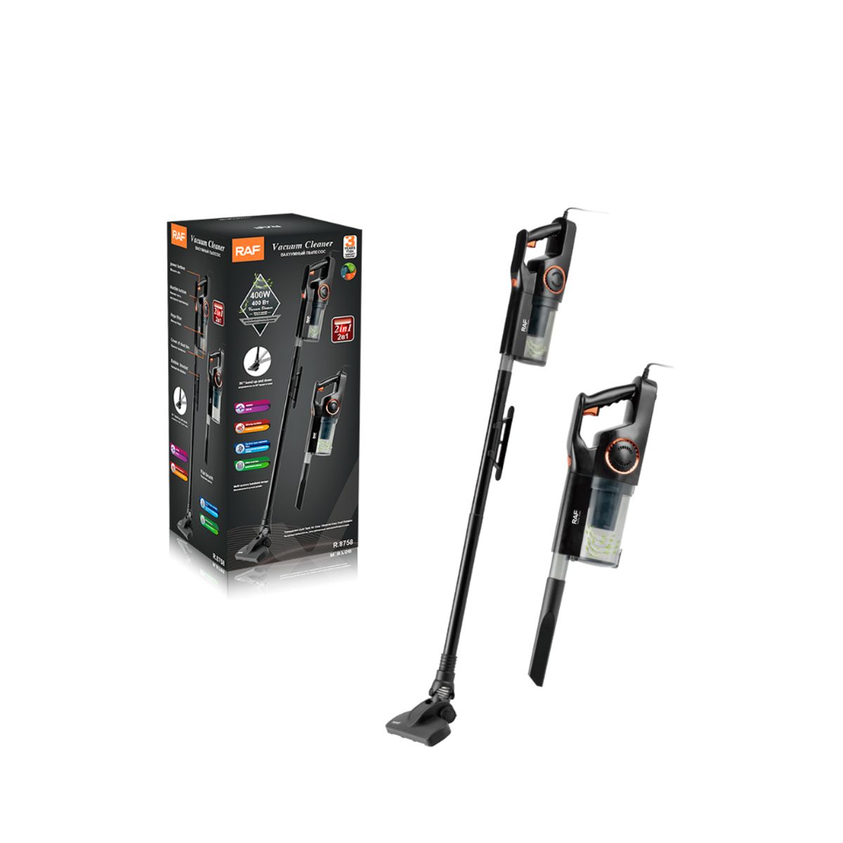 GENERICO - ASPIRADORA ELECTRICA 2 EN 1