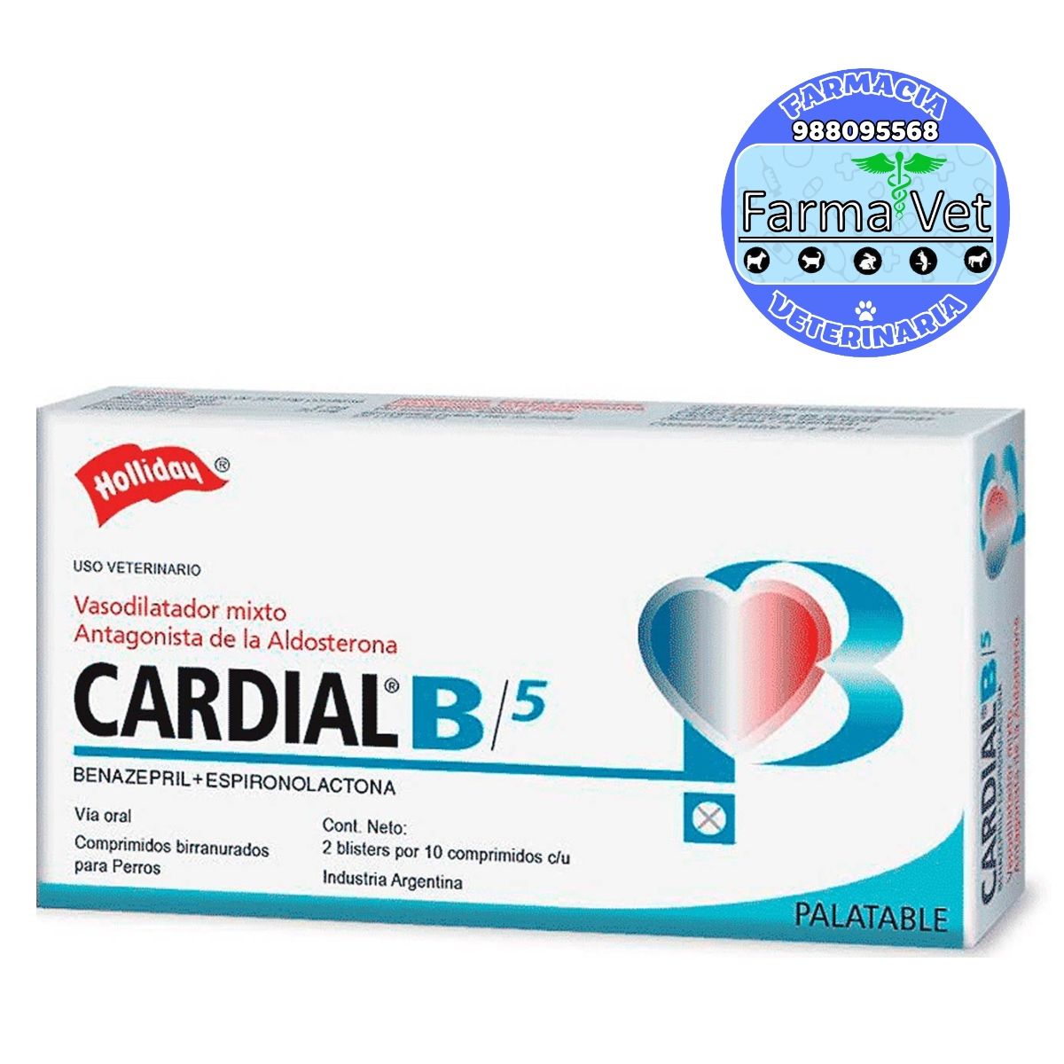 GENERICO - CARDIAL B 5 Mg (BLISTER X 10 COMPRIMIDOS)