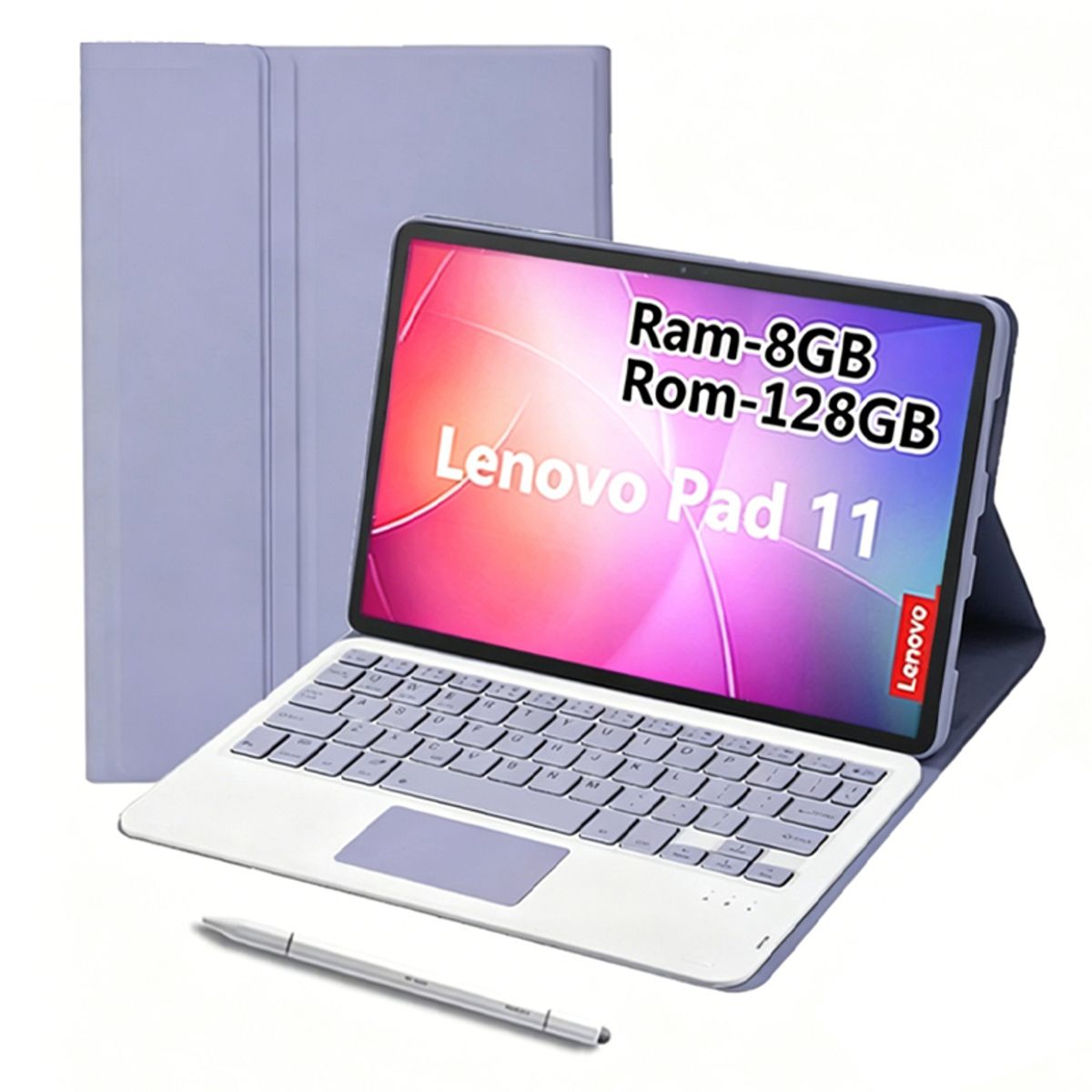 LENOVO - Tablet Lenovo Pad 11 2025 8GB+128GB WiFi y Teclado & Lápiz - Morado
