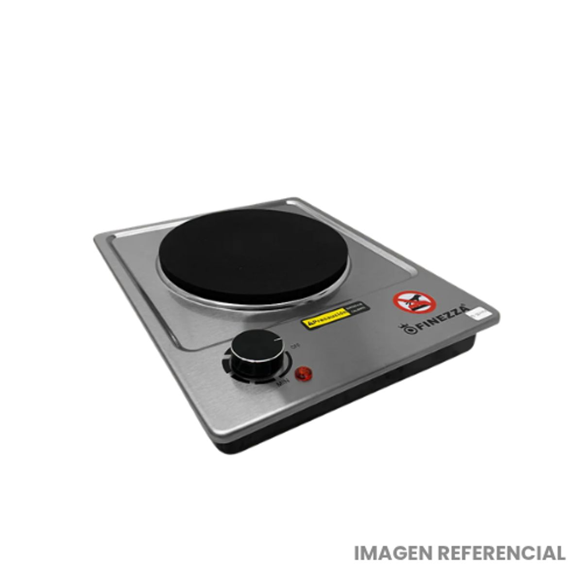 FINEZZA - Cocina Eléctrica de 1 Hornilla Finezza FZ-310H1CE Acero Inoxidable 1500W
