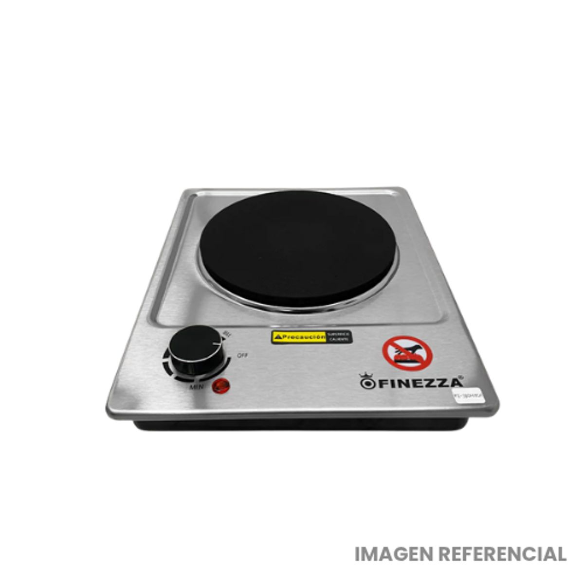 FINEZZA - Cocina Eléctrica de 1 Hornilla Finezza FZ-310H1CE Acero Inoxidable 1500W