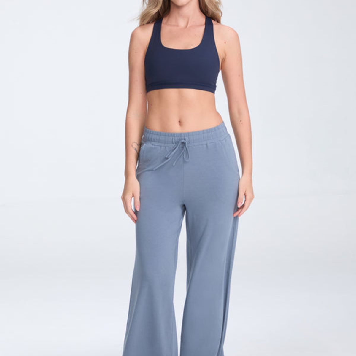MOEBE - Everyday Palazzo - AlgaKnit - Steel Grey