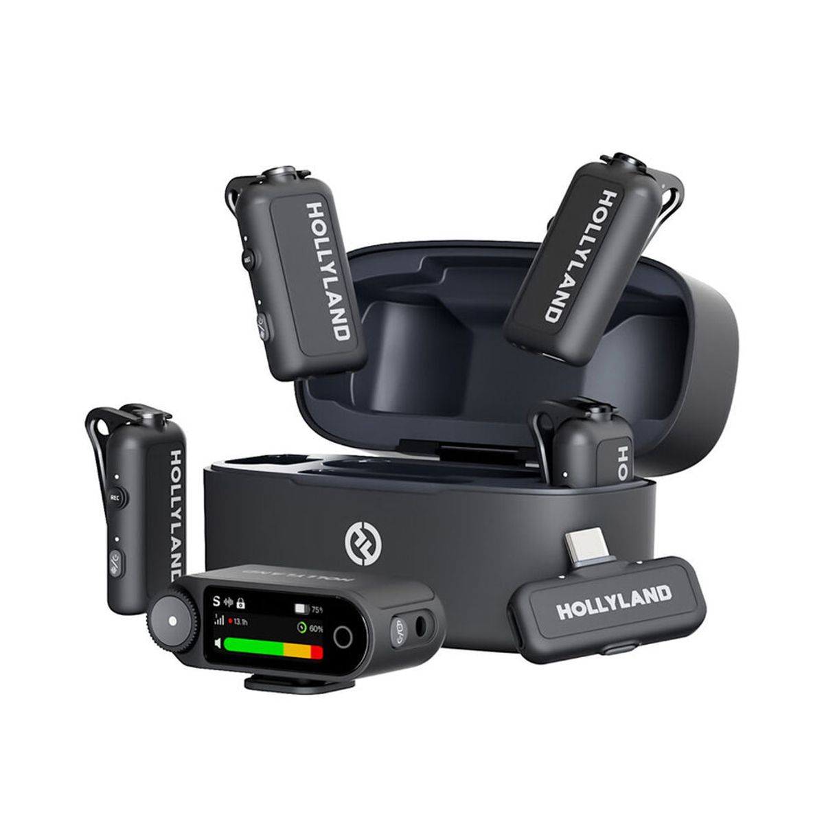 HOLLYLAND - Microfono Hollyland LARK MAX 2 (Combo 4 Personas)