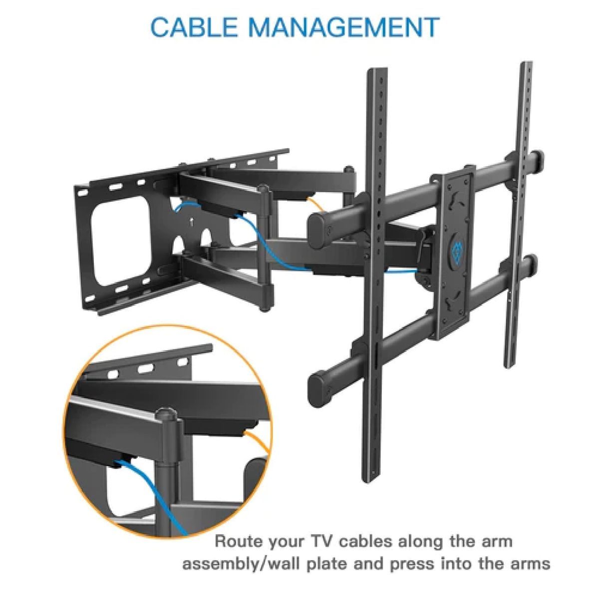 GENERICO - Rack TV  Soporte Móvil Giratorio para TV de 65 a 90
