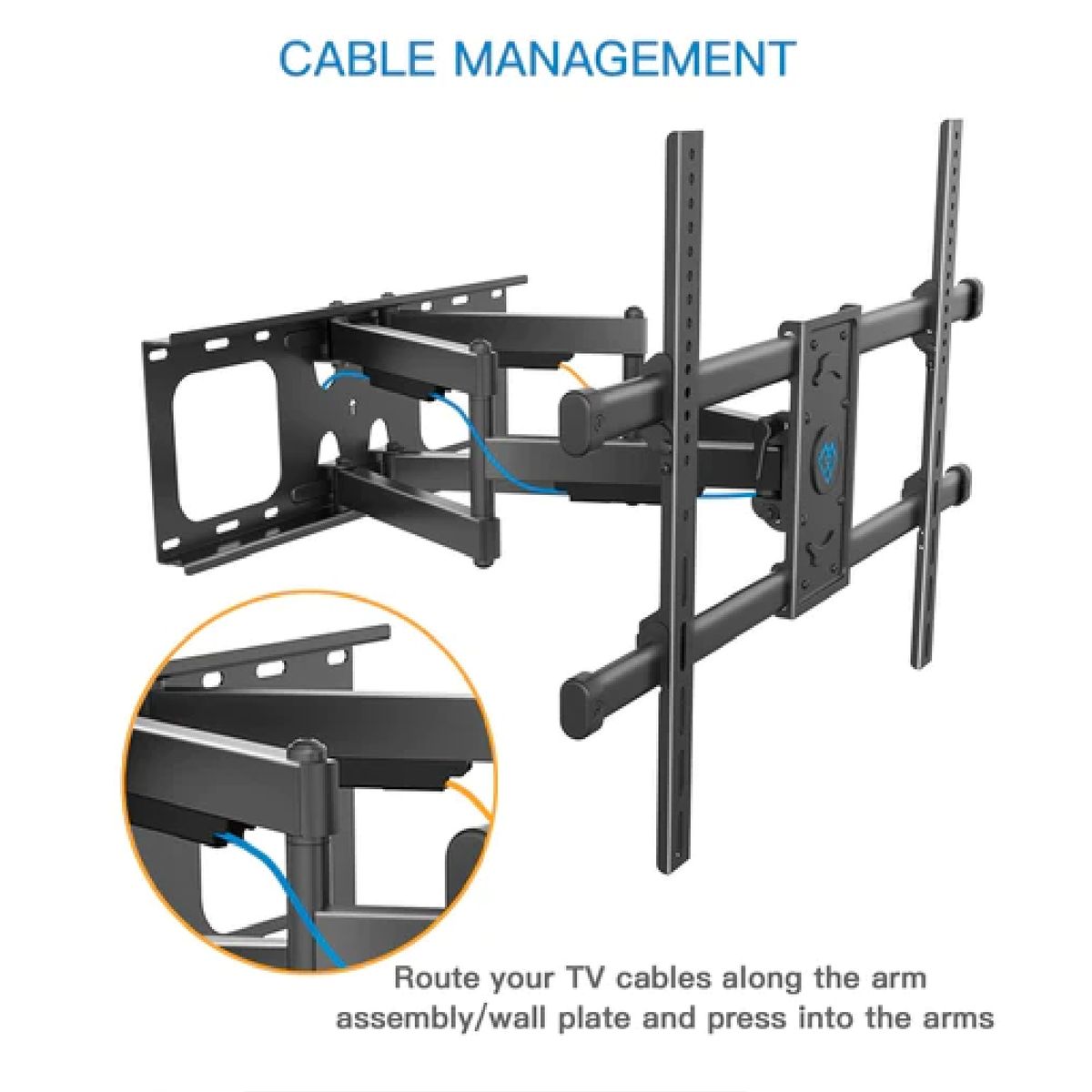 GENERICO - Rack TV  Soporte Móvil Giratorio para TV de 65 a 90