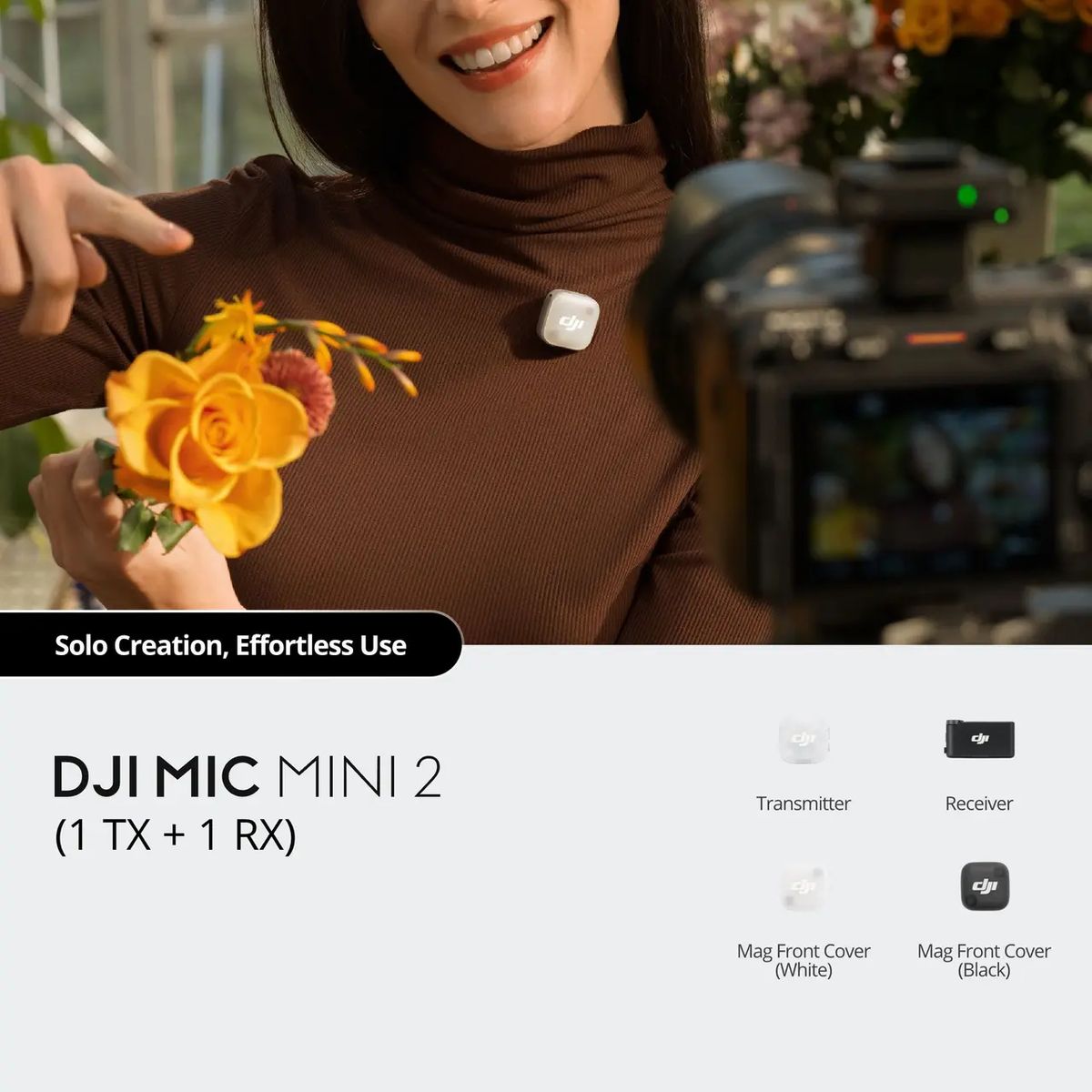 DJI - Micrófono DJI Mic Mini 2 (1 TX + 1 RX)