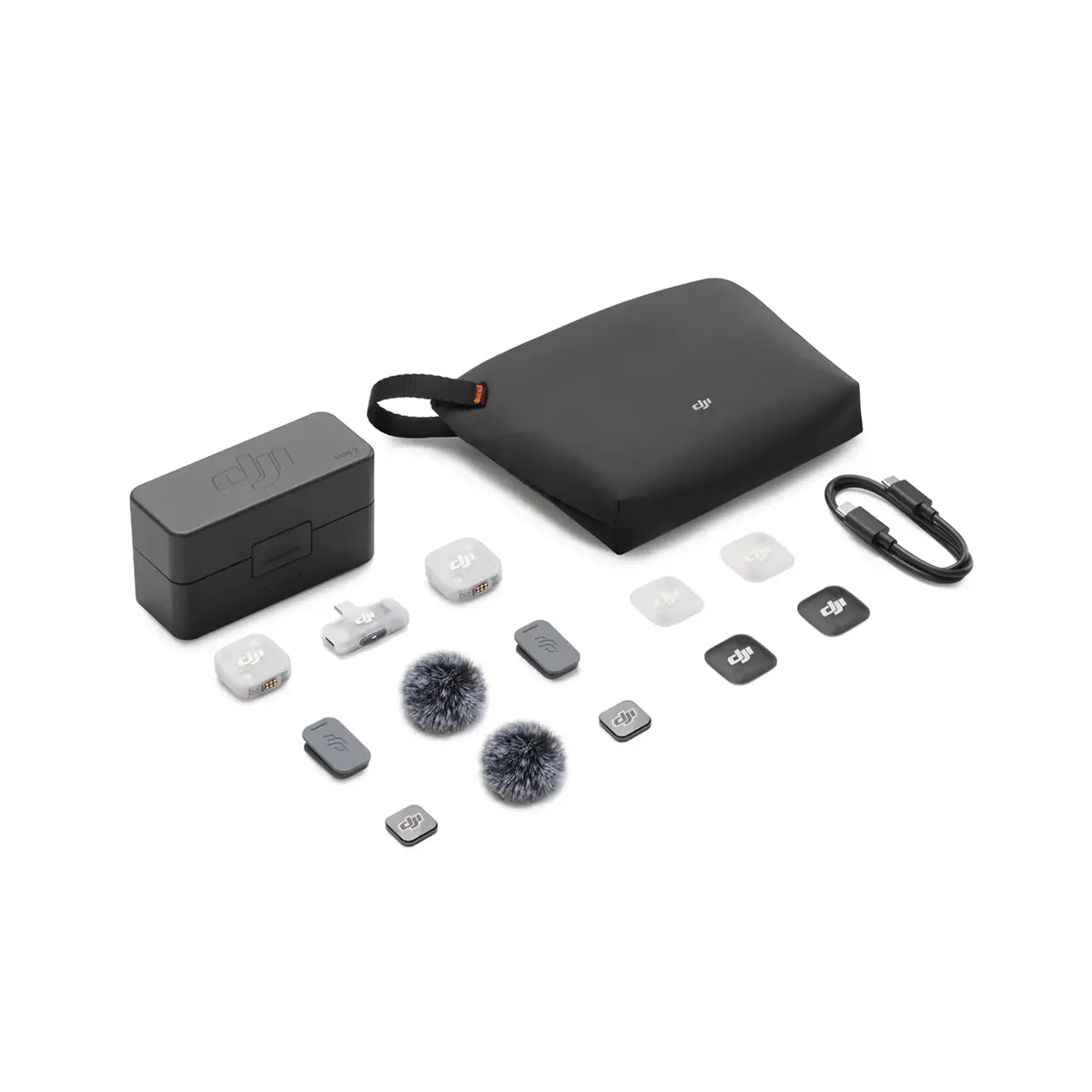 DJI - Micrófono DJI Mic Mini 2 (2TX + 1RX Móvil + Estuche de carga)