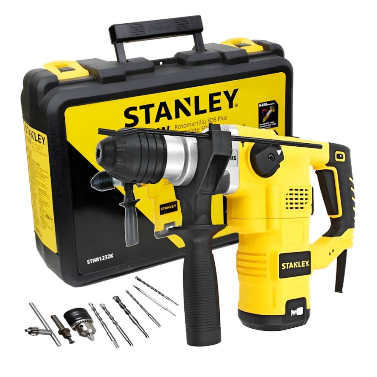 STANLEY - ROTOMARTILLO SDS PLUS 1250W + ACCE