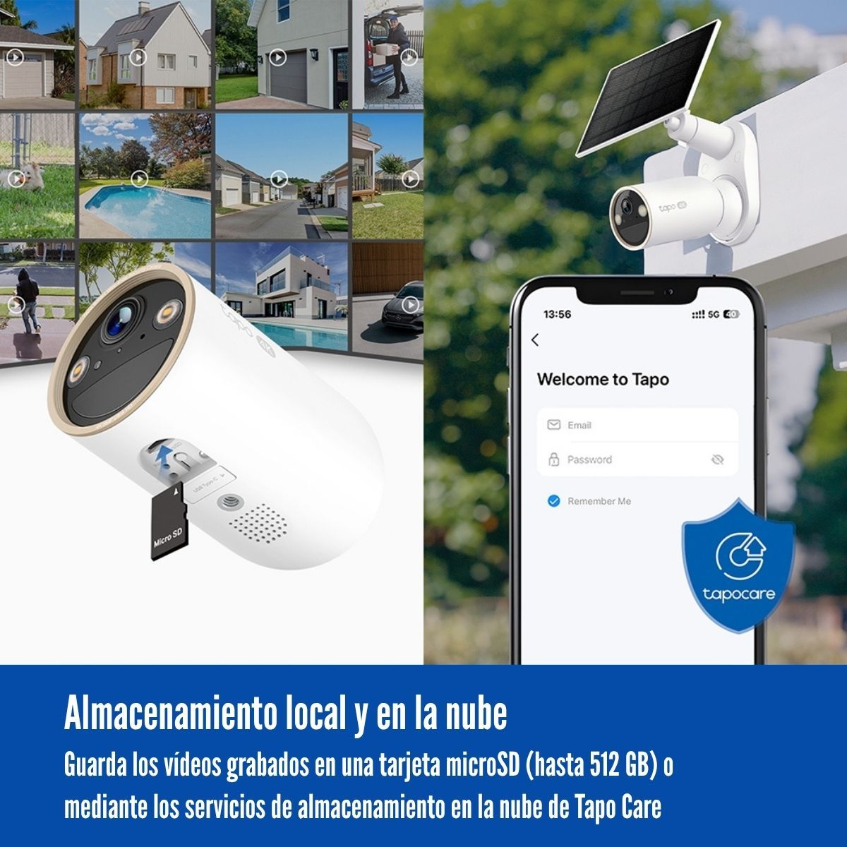 TP LINK - Cámara WiFi TP-Link Tapo C460 Kit 4K UHD 8MP con Panel Solar