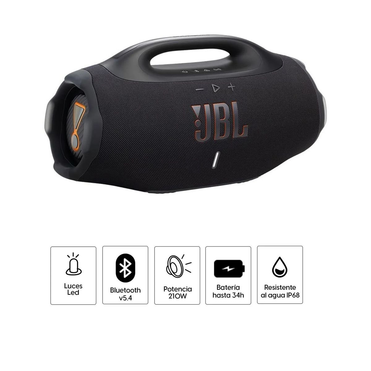 JBL - Parlante Portatil Bluetooth JBL BOOMBOX 4 NEGRO