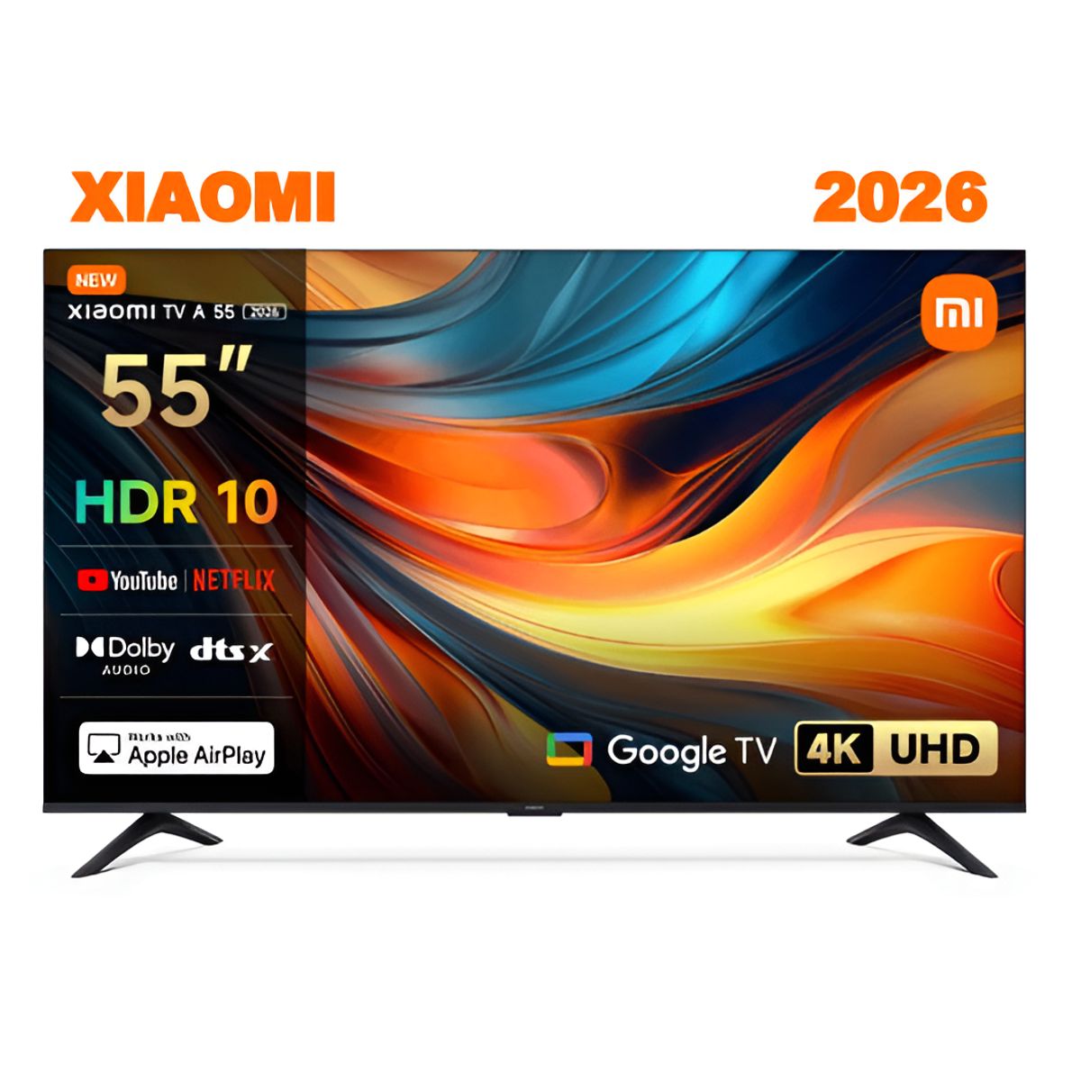 XIAOMI - Televisor inteligente Xiaomi TV A 55 2026  UHD 4K