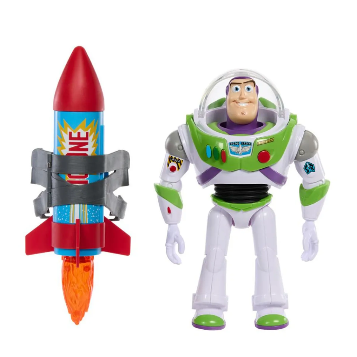 Toy Story - Figura Pixar Toy Story Buzz Con Cohete 12
