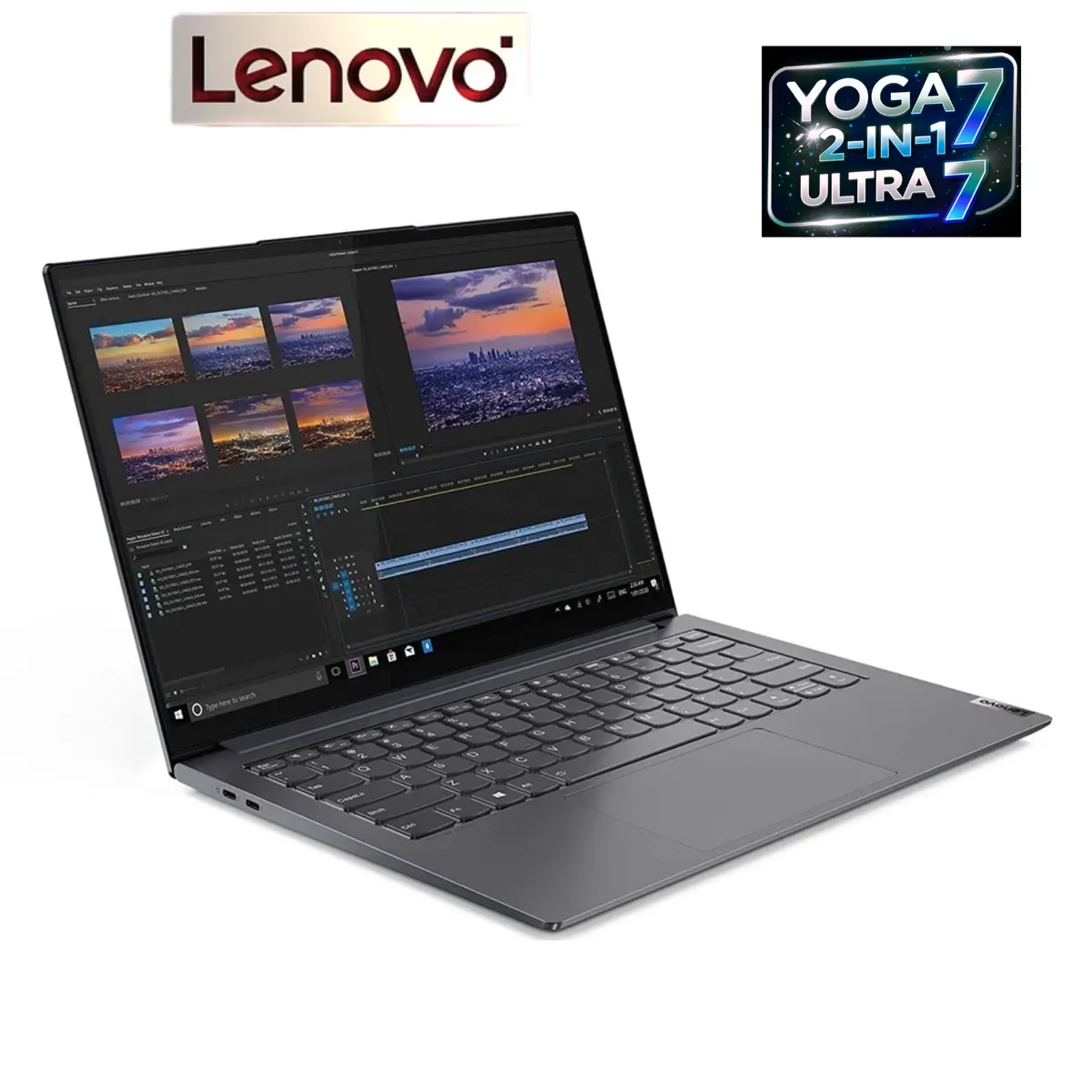 LENOVO - Laptop Lenovo Yoga 7 2-en-1 16” Ultra 7 155U 16GB RAM 1TB SSD  Pantalla Táctil Con IA Windows 11