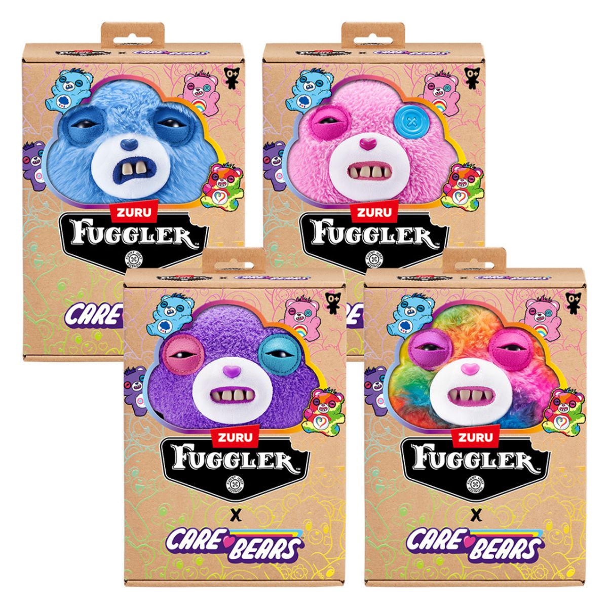 ZURU - Fuggler Peluche Ositos Cariñositos 22Cm