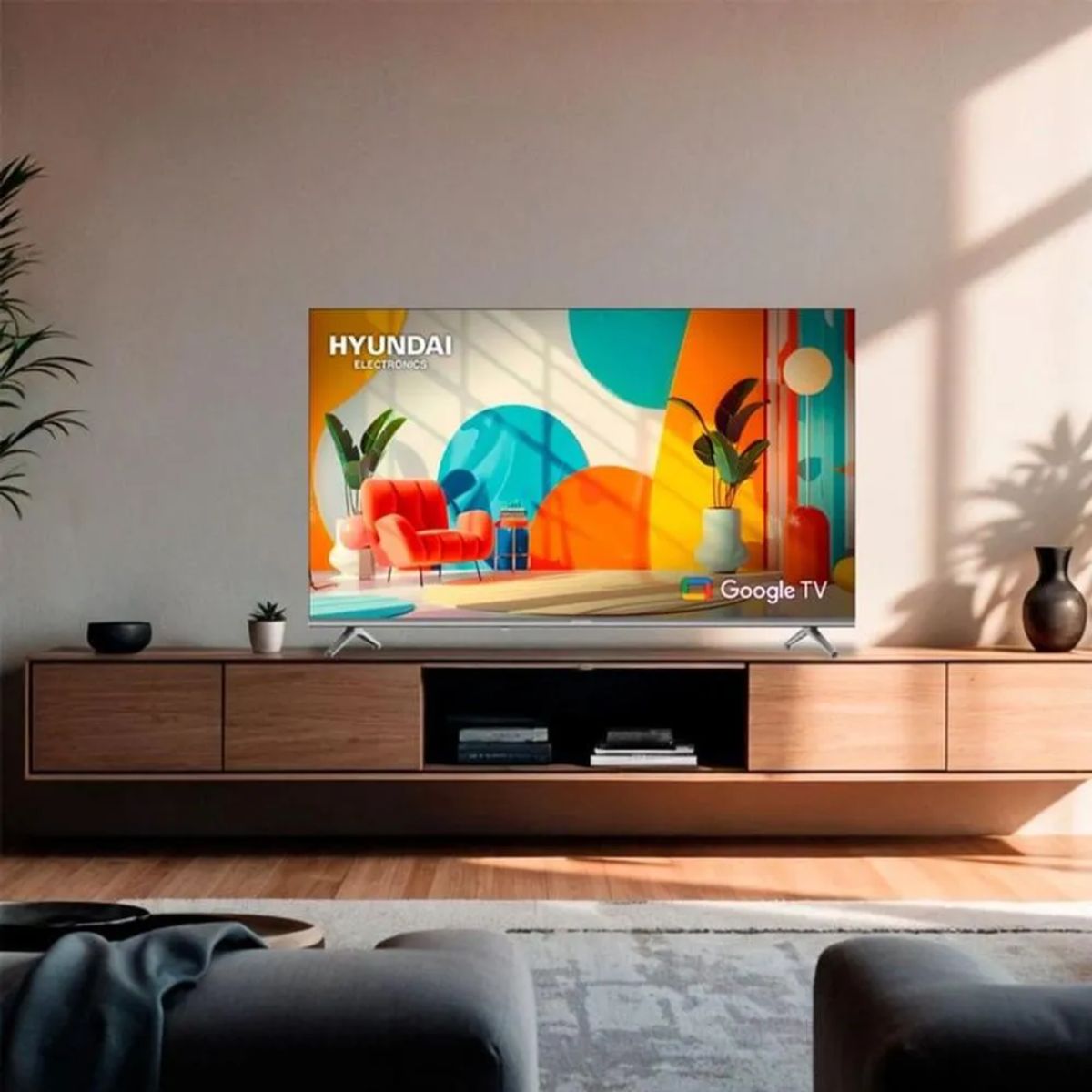 HYUNDAI - TELEVISOR SMART TV HYUNDAI QLED 43 HYLED4326QG + Antena Digital