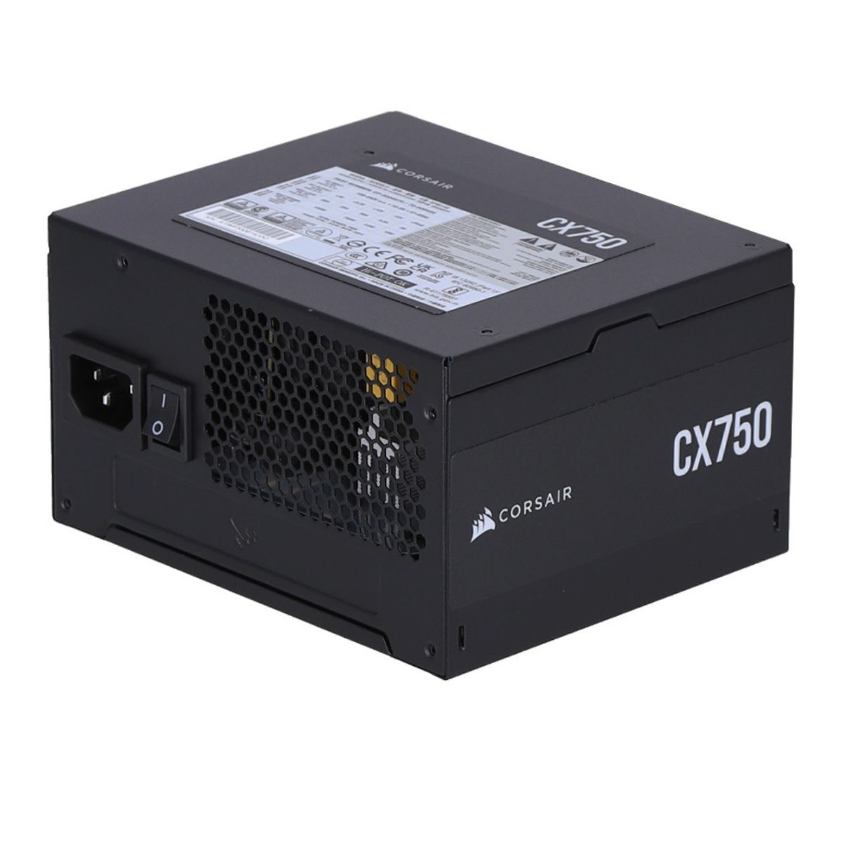 CORSAIR - Fuente de Poder Corsair CX750 750W 80 Plus Bronze Negro ATX 24 Pines