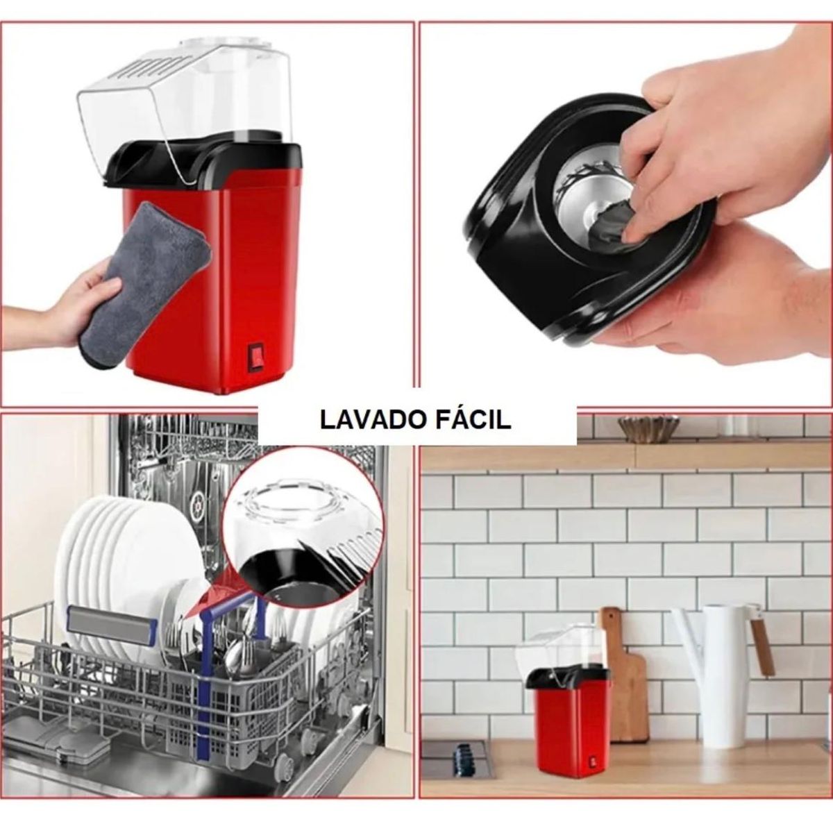 OEM - Máquina De PopCorn Sin Aceite Aire Caliente Premium