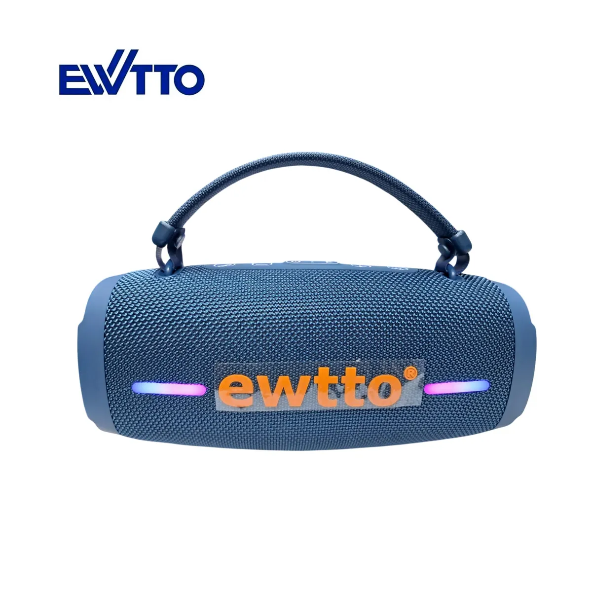 EWTTO - Parlante Inalambrico EWTTO Extreme Bass 30 Watts 5h. al 50% BT/TF/USB/AUX/RGB/TWS ET-P1768B (Azul)