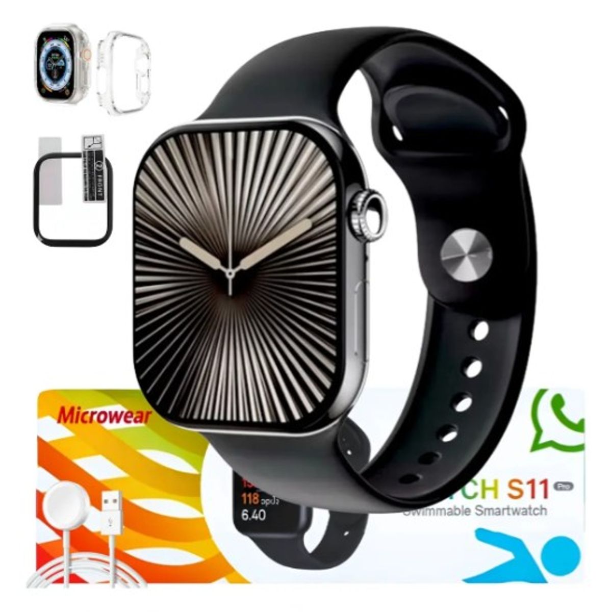 OEM - RELOJ INTELIGENTE S11 PRO , IP68 HASTA 10Mt, CON RESPUESTA DE WHATSAPP, CHATGPT