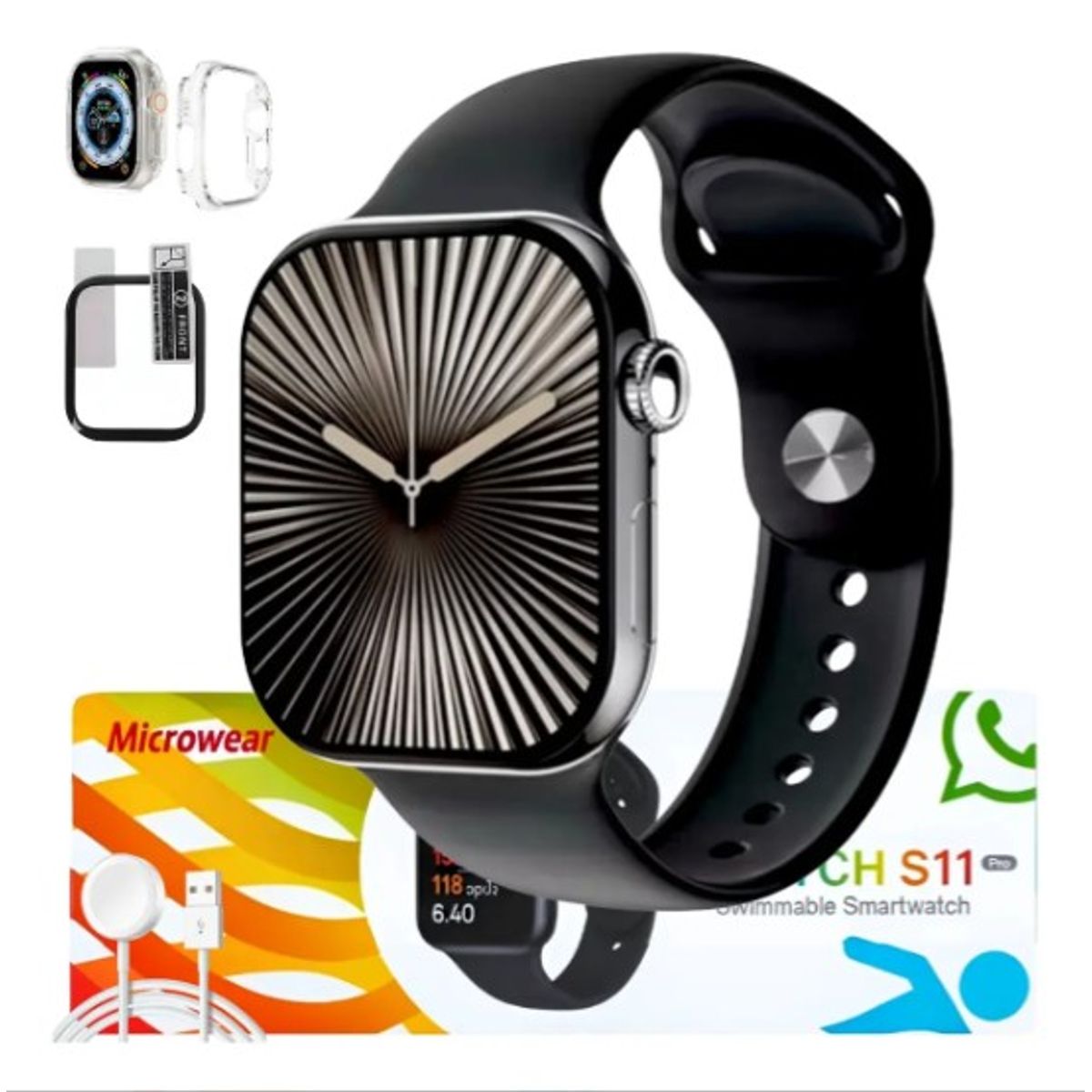 OEM - RELOJ INTELIGENTE S11 PRO , IP68 HASTA 10Mt, CON RESPUESTA DE WHATSAPP, CHATGPT