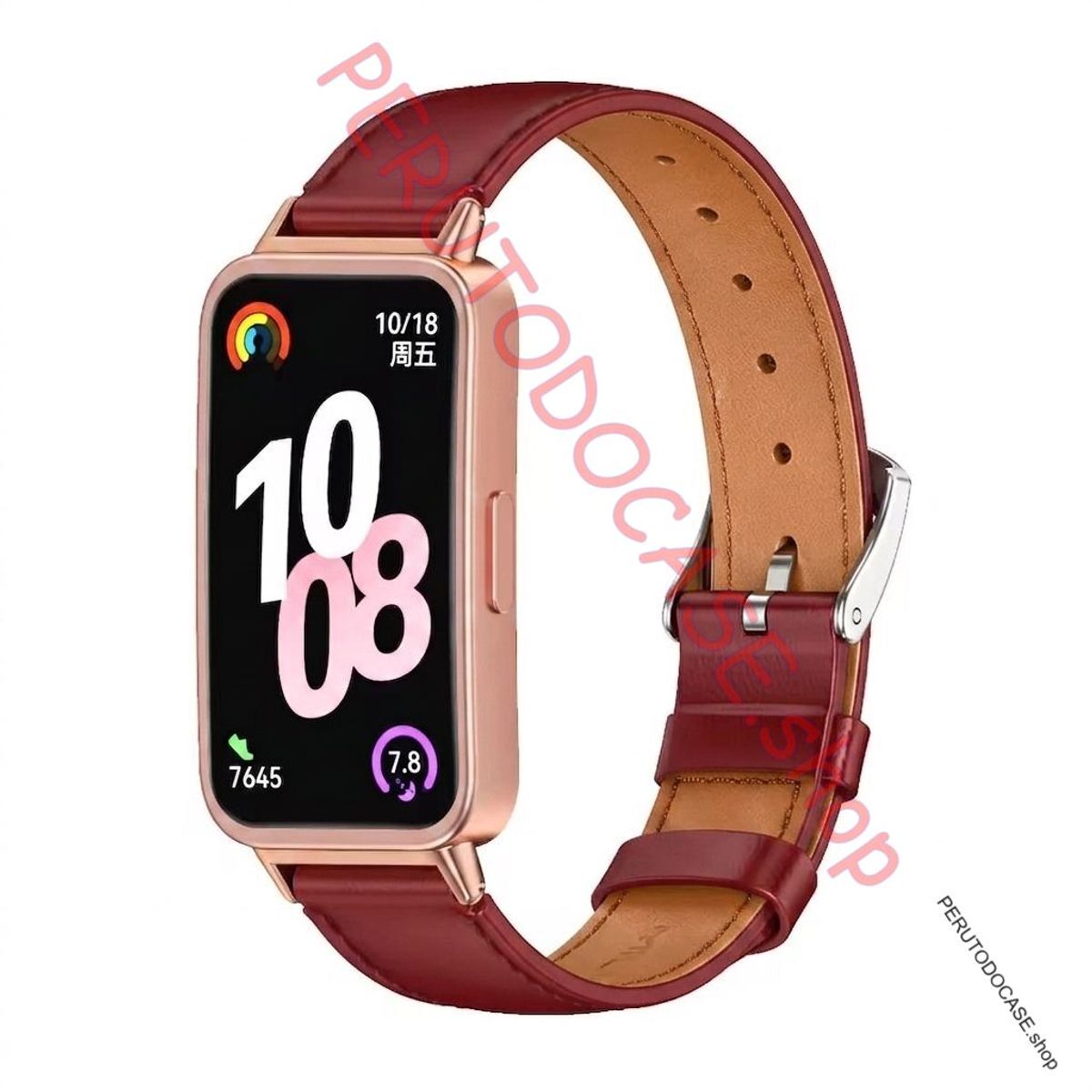 GENERICO - Correa Cuero para Huawei Band 8