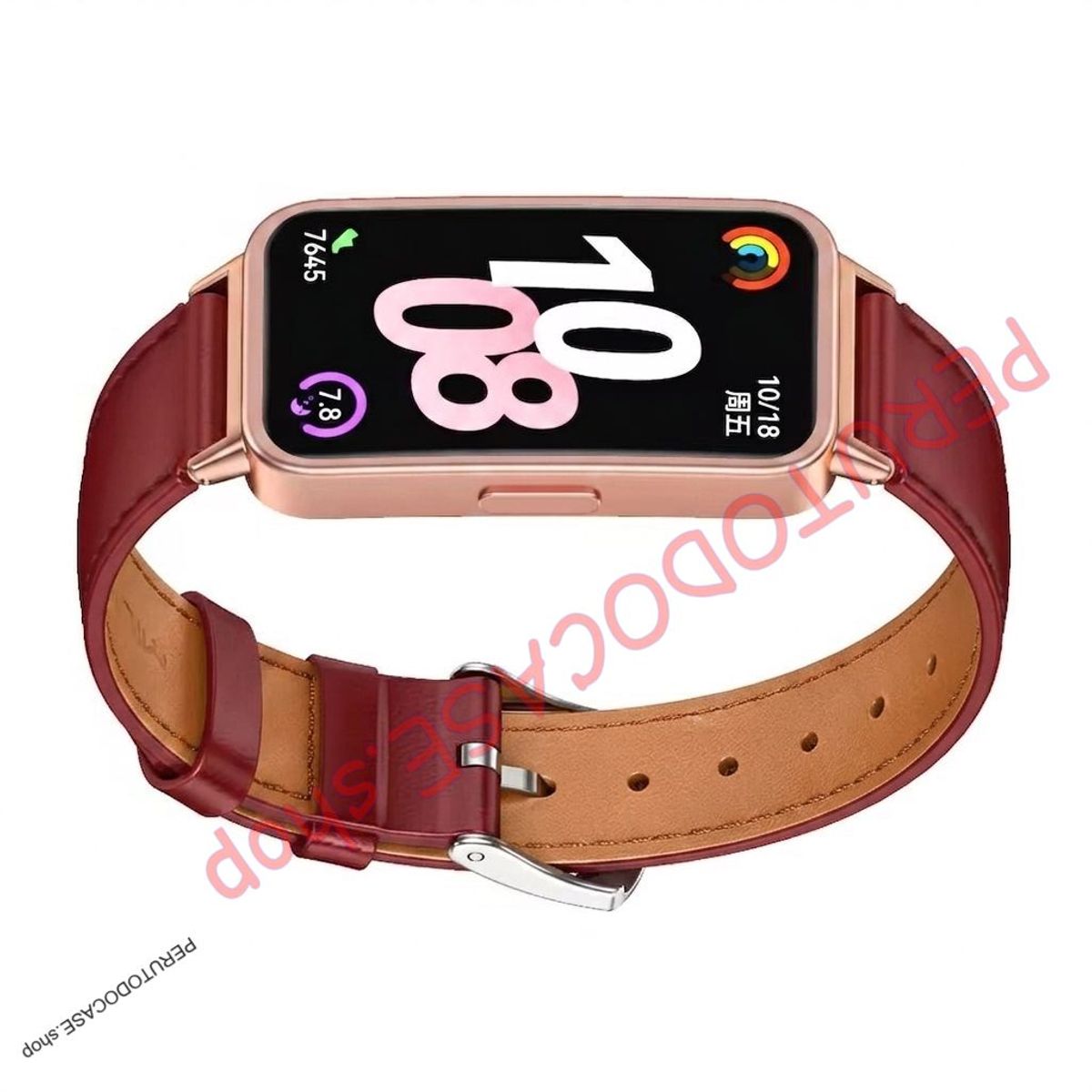 GENERICO - Correa Cuero para Huawei Band 8