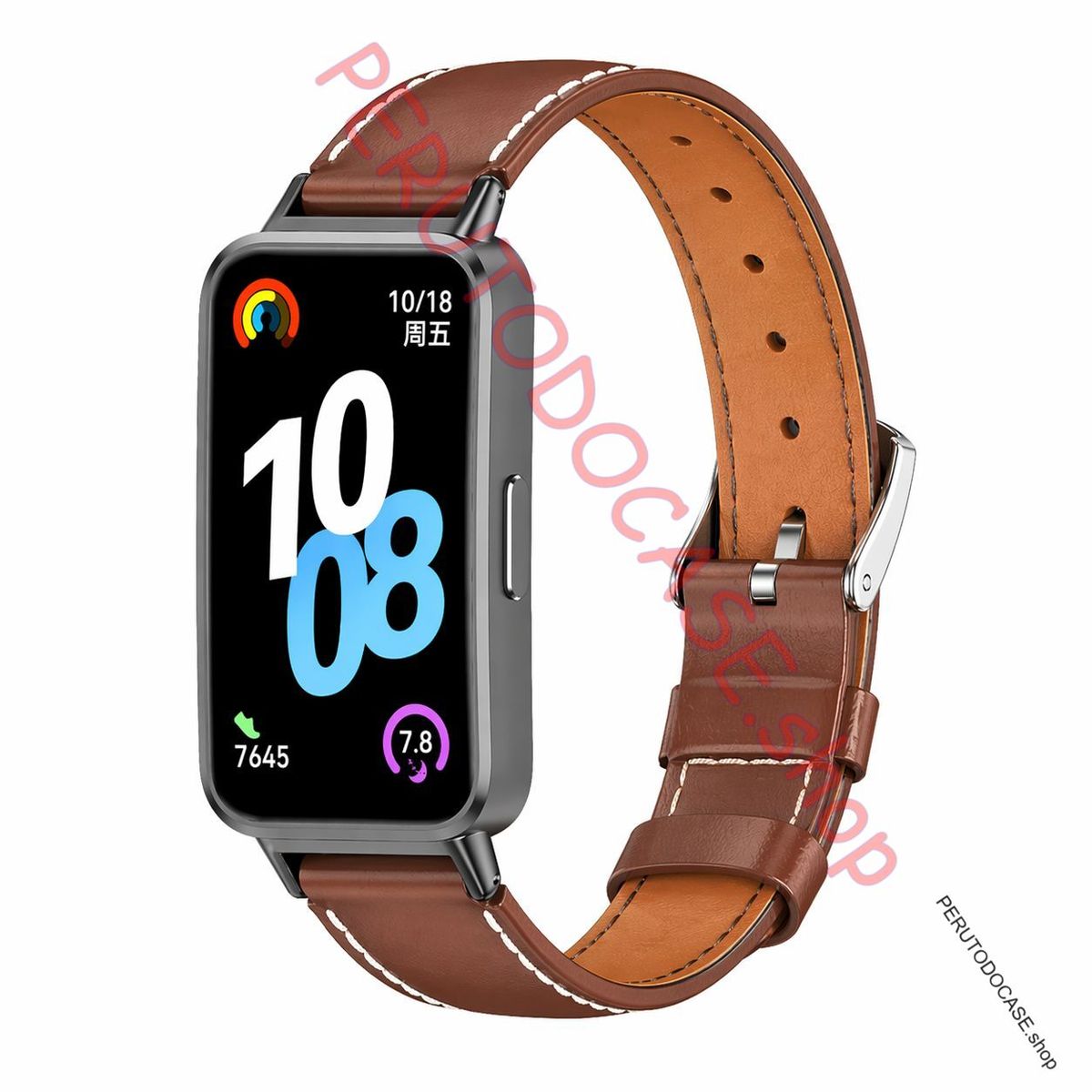 GENERICO - Correa Cuero para Huawei Band 10