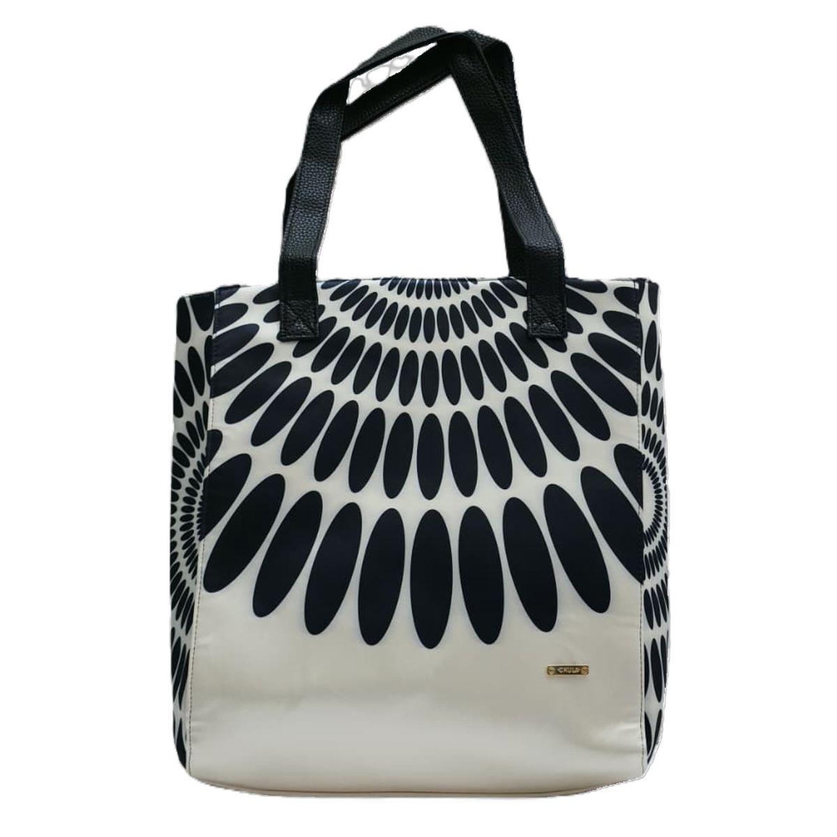 CHULA TULUM - CARTERA MODELO TOTE OPAL DISEÑO  PETALO NEGRO