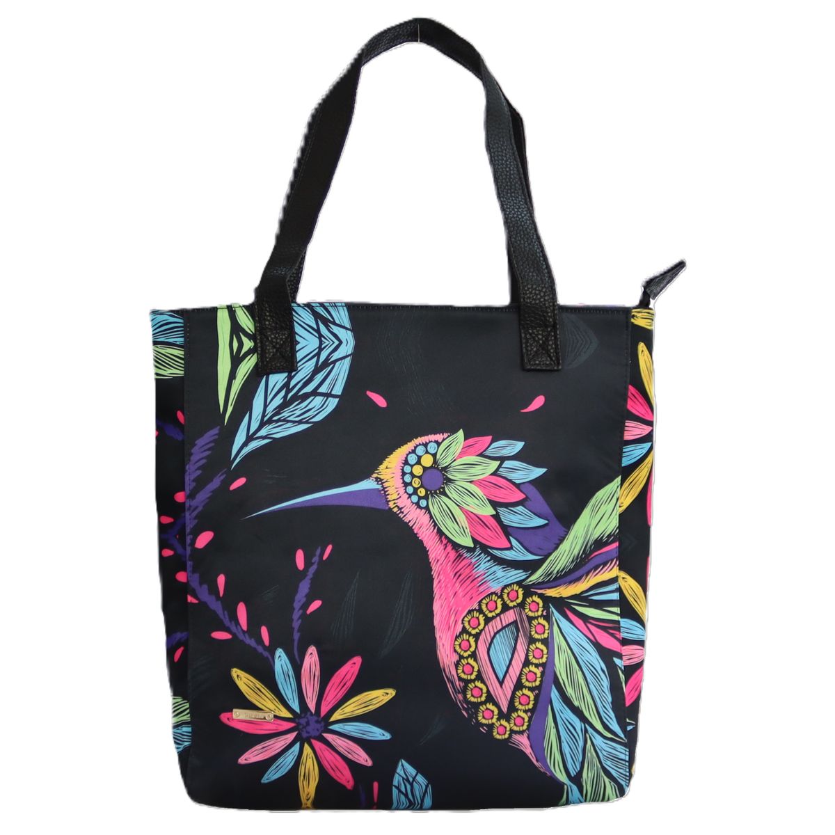 CHULA TULUM - CARTERA MODELO TOTE OPAL DISEÑO  COLIBRI ARTE