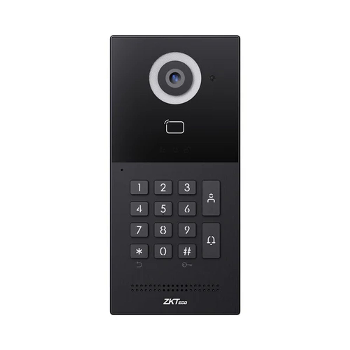 ZKTECO - VIDEO PORTERO POE 2MP- 2 RELAY IP65  ALUMINIO VIDRIO TEMPLADO ABS KEYPAD 20K USUARIOS 20K TARJETAS