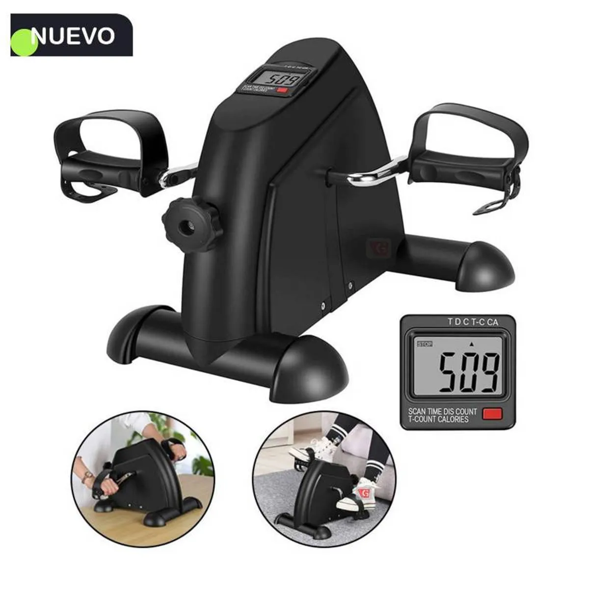 LH ELECTRONIC - Mini Bicicleta Estática para Entrenamiento de Brazos y Piernas