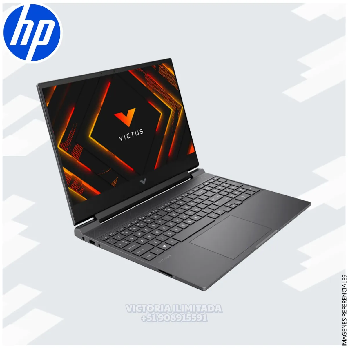 HP - Laptop Gamer HP Victus 15-FB3019LA 15.6" FHD AMD Ryzen™ 7 7445H GeForce RTX™ 3050 8GB DDR5 512GB SSD