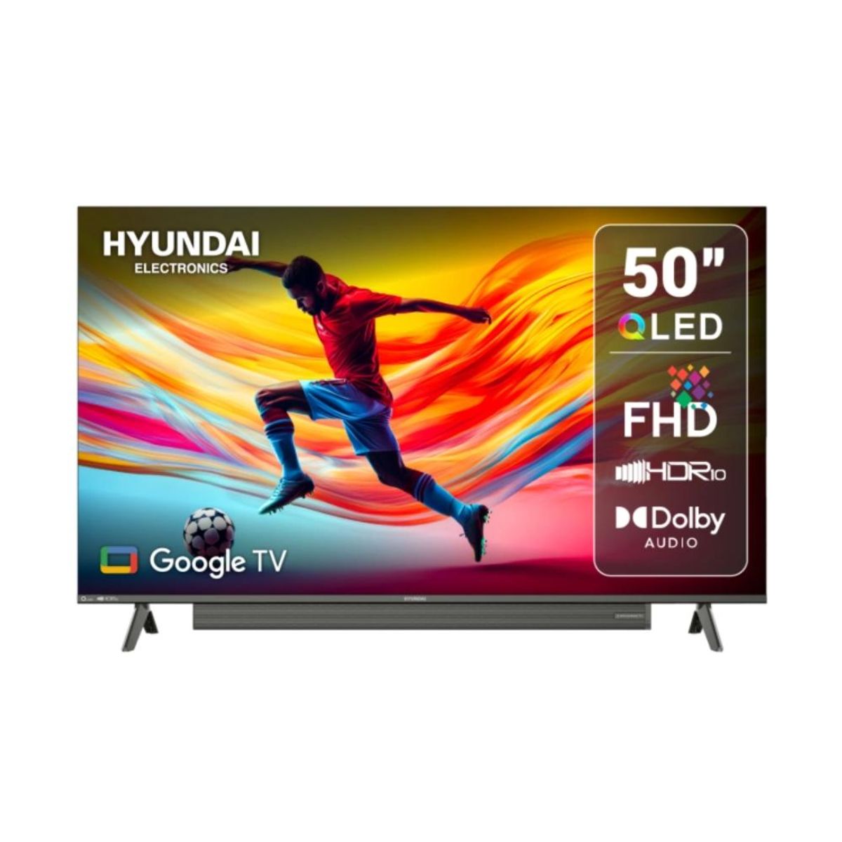HYUNDAI - Televisor Hyundai Qled 50 HYLED5029QFG + Soundbar integrado