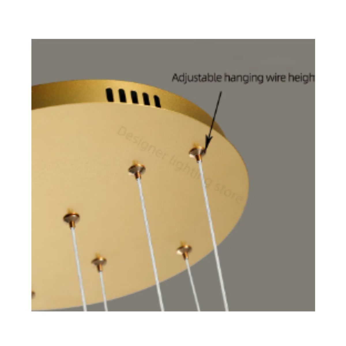 GENERICO - LÁMPARA COLGANTE ELEGANTE LED