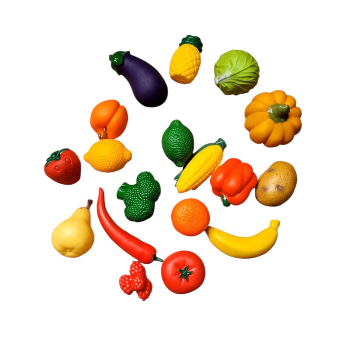 GENERICO - Canasta de Frutas y Verduras Didácticas  Juego Educativo para Pequeños Exploradores