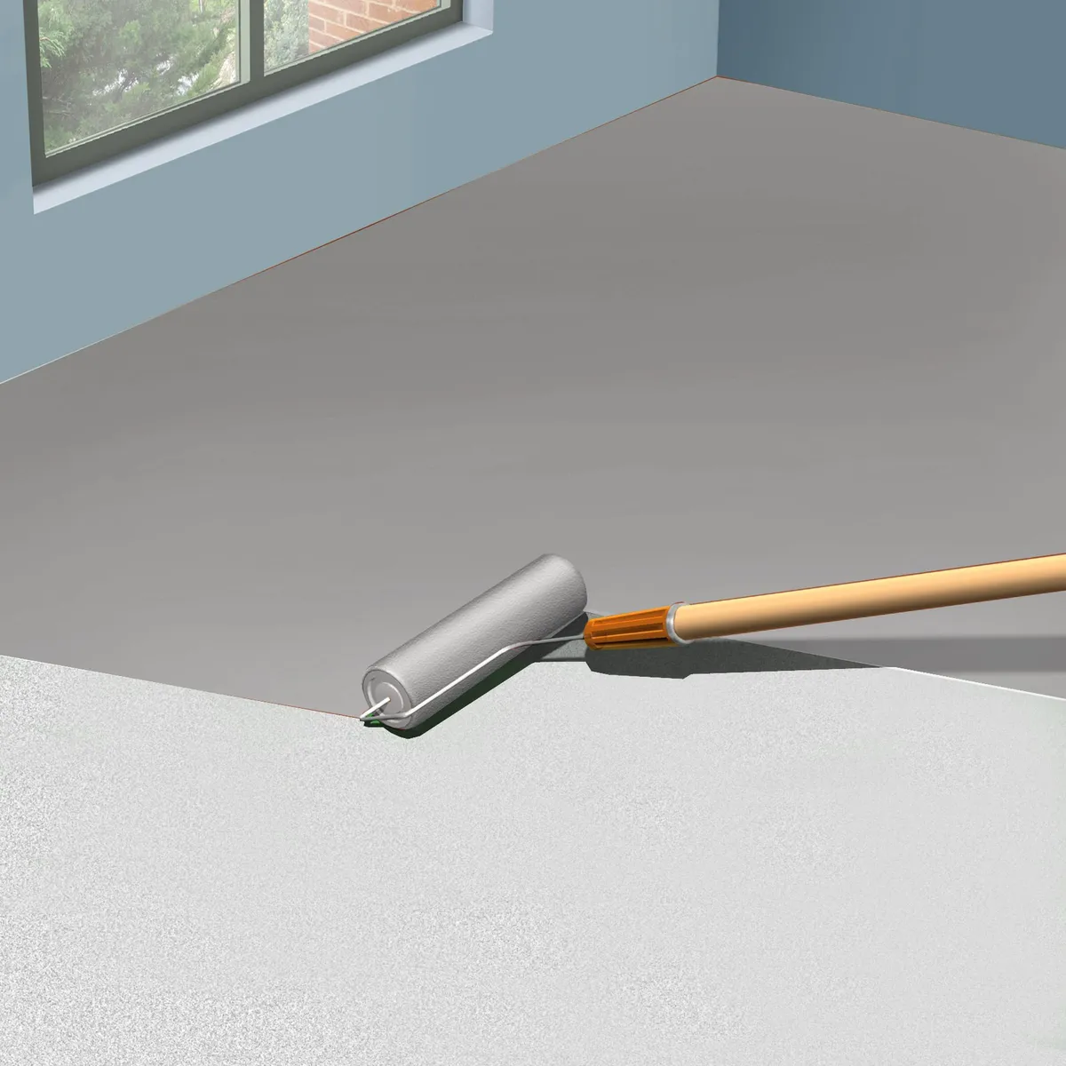 SIKA - Pintura acrílica para pisos Sika® Piso Color x 4 Lt