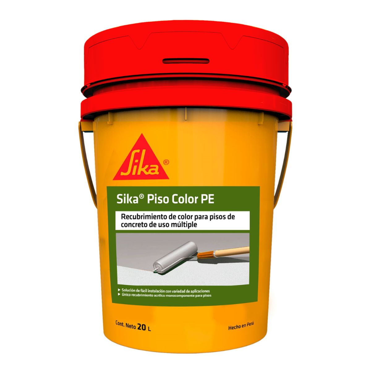 SIKA - Pintura acrílica para pisos Sika® Piso Color x 20 Lt