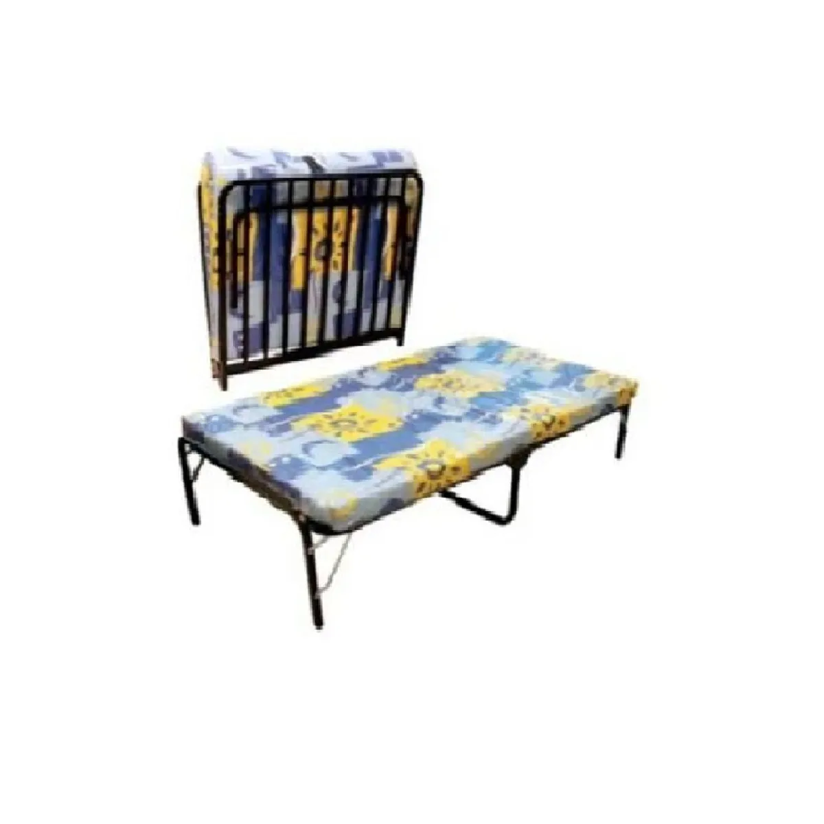 Cama Plegable de 1 Plaza + Colchón de 2 Pulgadas, marca LH ELECTRONIC - Foto Principal