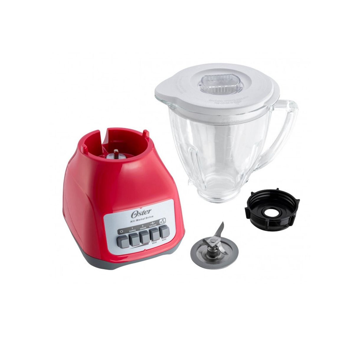 OSTER - Licuadora Oster BLSTKAG-MPB 2V +Pulso 1,25 lt Sandía +Kit de Acople