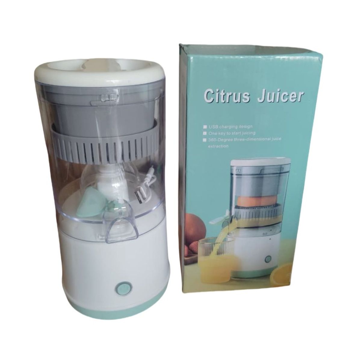 GENERICO - Exprimidor de Naranjas Electrico Recargable Citrus Juicer