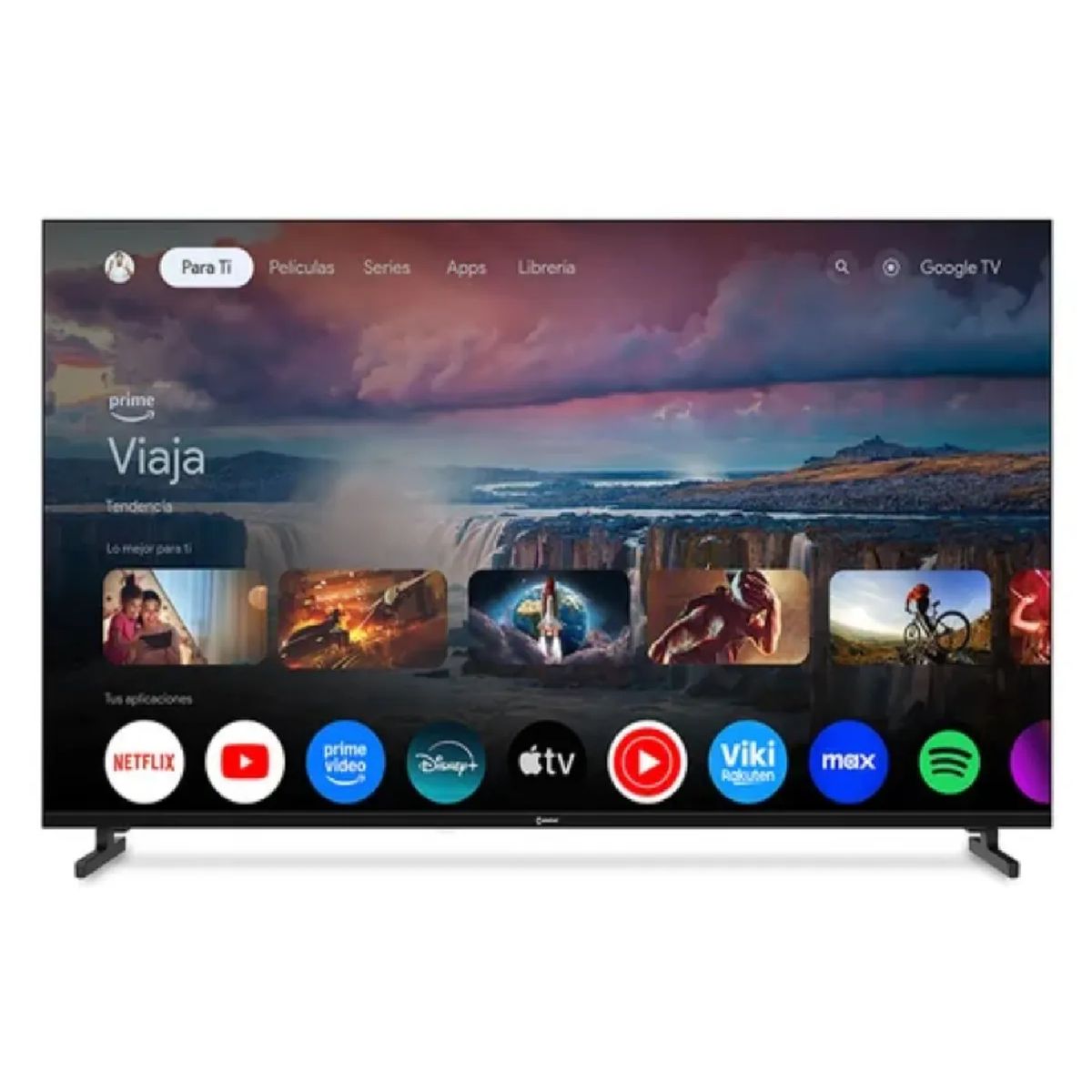 MIRAY - Televisor Miray 50” 4K UHD MK50-E2000GBT Google TV LED - Negro