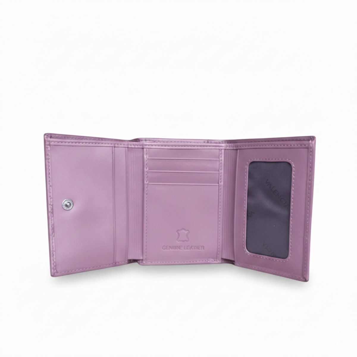 VALENCIA LEATHER - BILLETERA MONEDERO CON RELIEVE DAMA VALENCIA