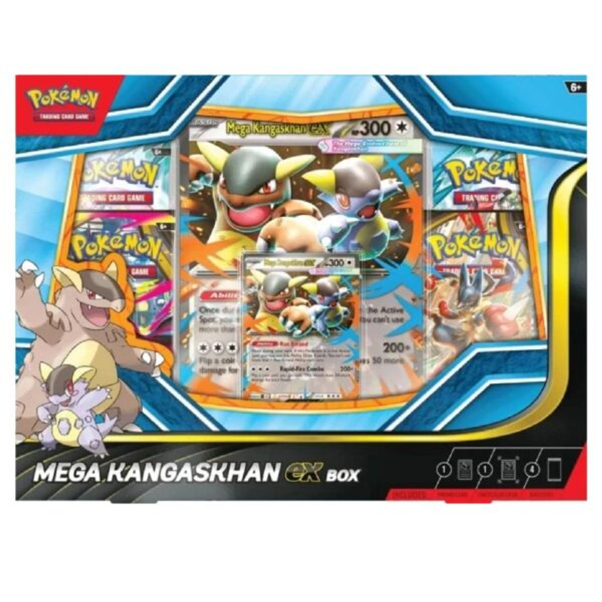 POKEMON - Pokemon TCG Phantasmal Flames Mega Kangaskhan Ex Box Español