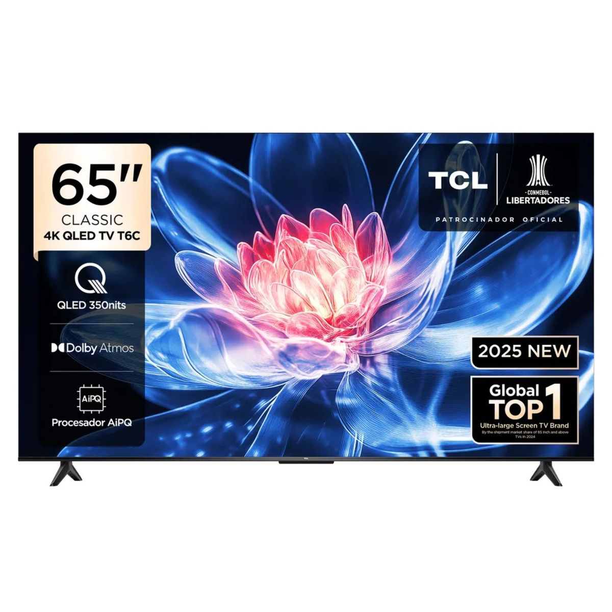 TCL - Televisor Smart TV TCL 65'' UHD 4K QLED GoogleTV  65T6C 2025