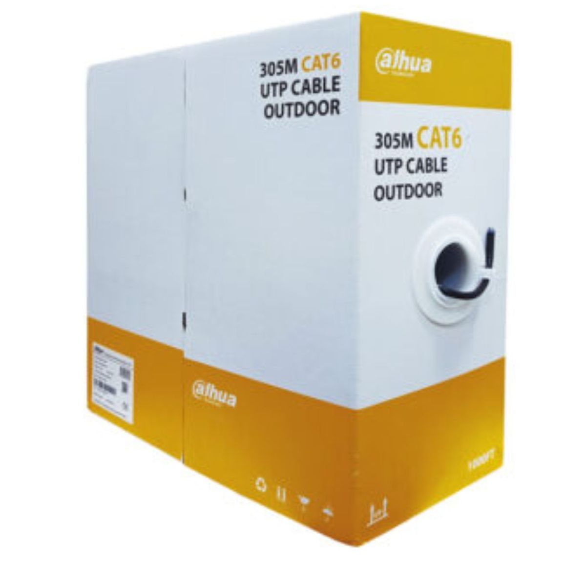 HIKVISION - Cable Dahua para Exterior UTP hecho de cobre Caja 305m