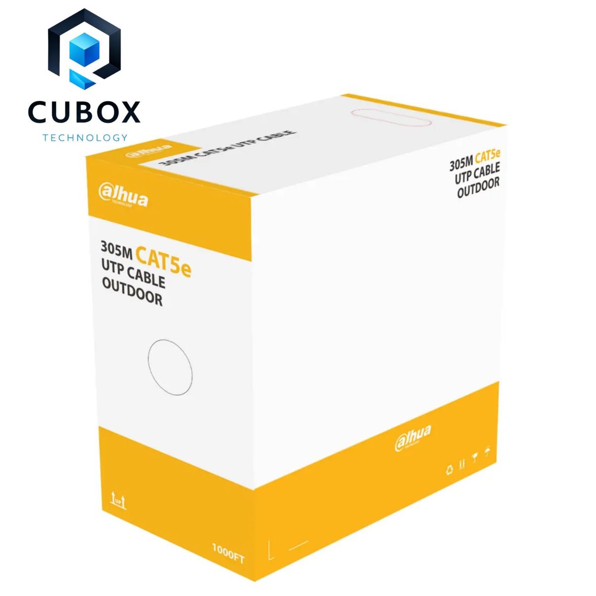 HIKVISION - Cable Dahua para Exterior UTP hecho de cobre Caja 305m