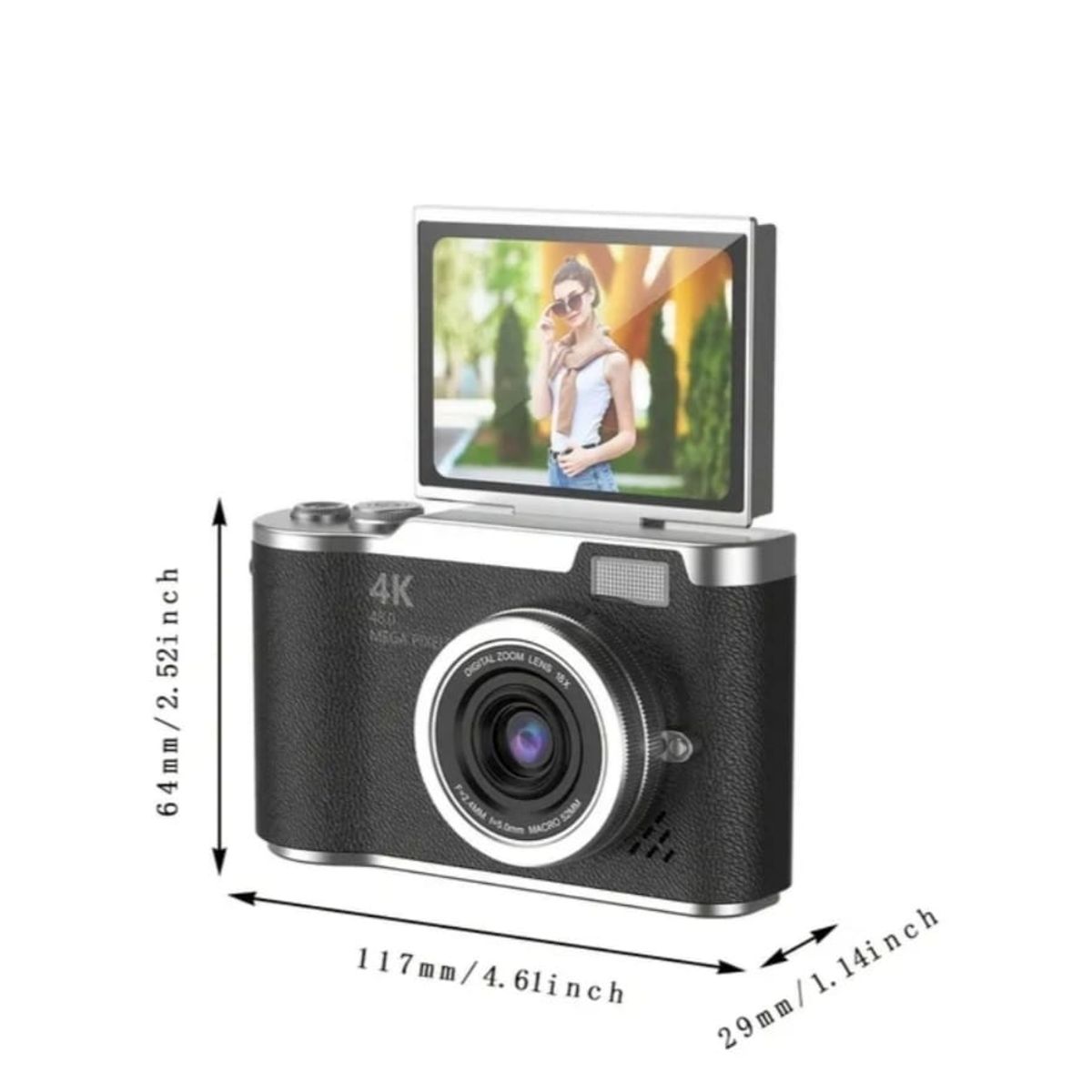 GENERICO - CAMARA DIGITAL 4K 48MP  ZOOM 8X