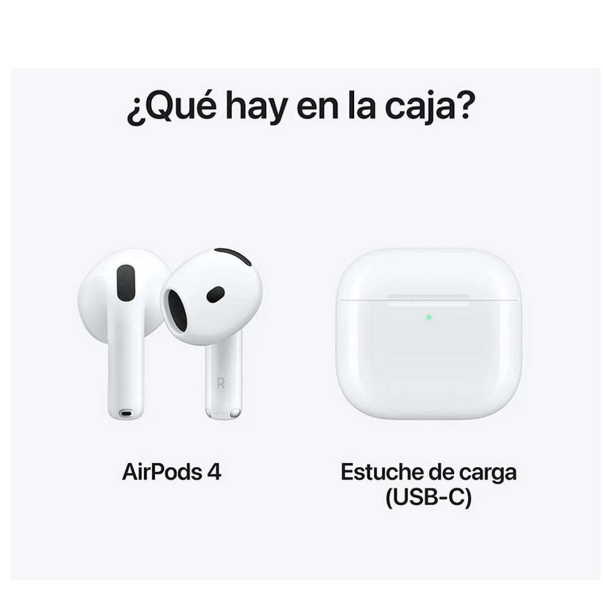 APPLE - AUDIFONOS APPLE AIRPODS 4 MXP63LLA
