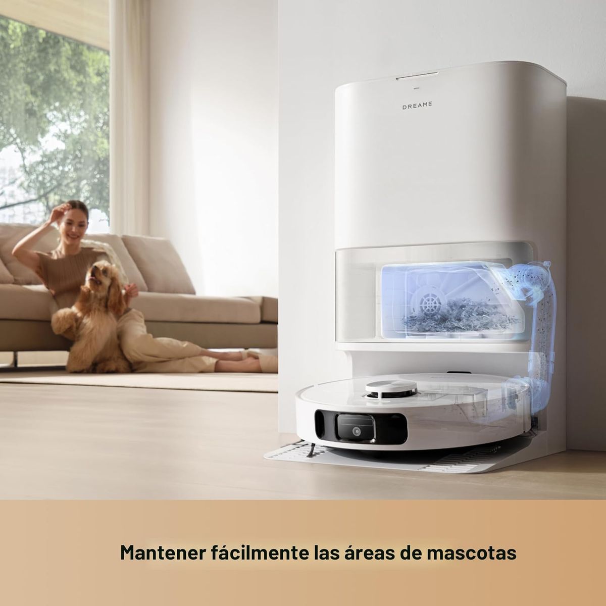 DREAME - Dreame Aspiradora Robot Vacuum L10s Ultra Gen 2 Todo En Uno - Blanco