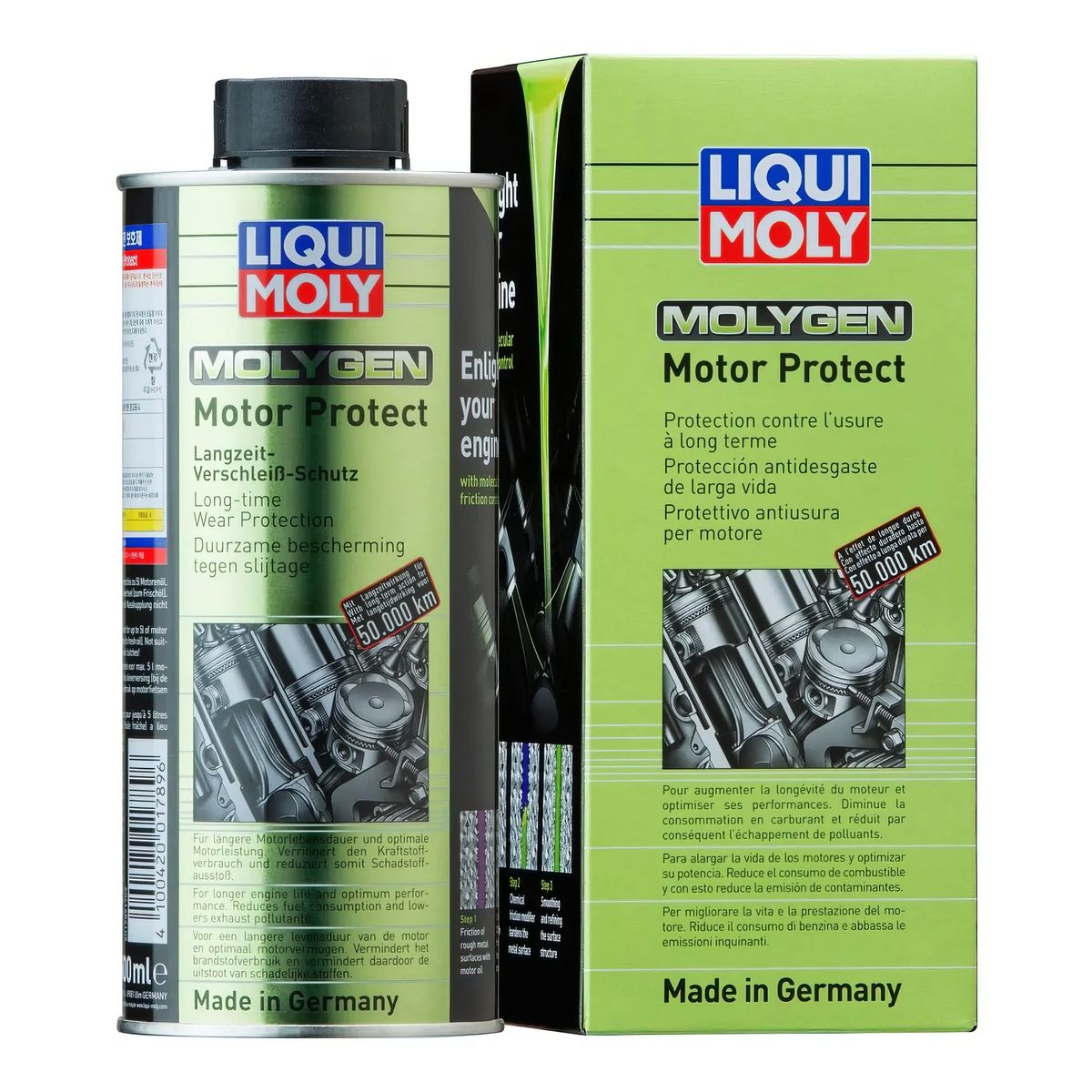 LIQUI MOLY - Aditivo Sintetico Molygen Protector Motor Diesel  Otto 500ml